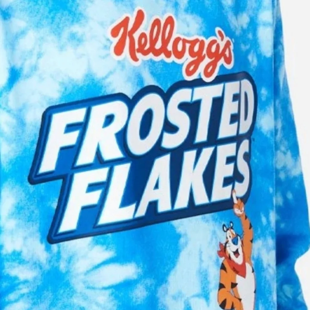 Justice Frosted Flakes, Tony the Tiger, Tie Dye Hoodie Size Medium